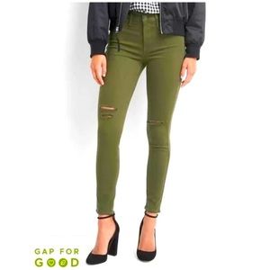 Gap High Rise Ankle Jeggings